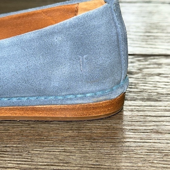 Frye Helena Suede A Line Moccasin Flat Loafer - Picture 9 of 9